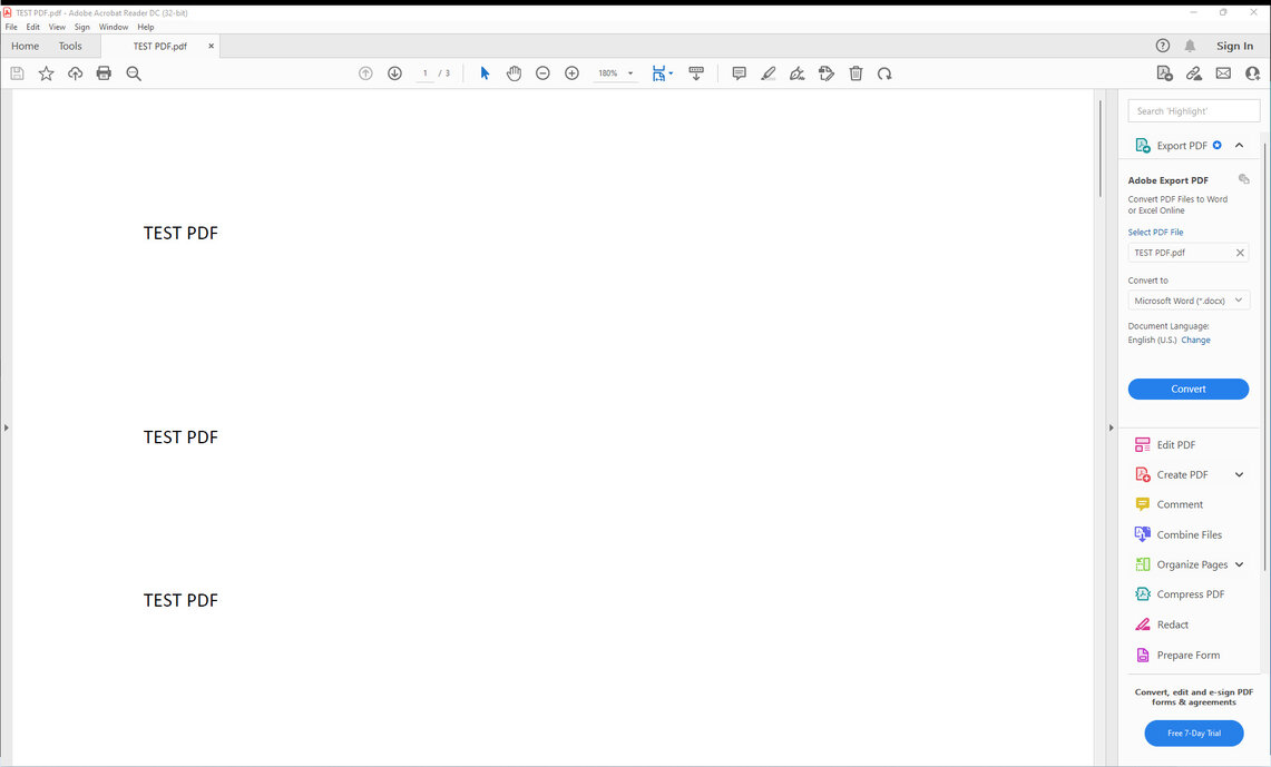 Test Document - TIFF