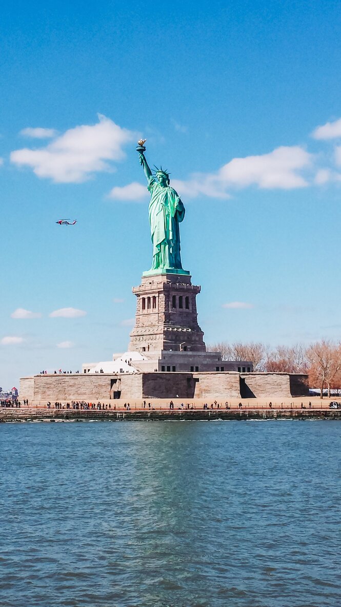 Statue of Liberty - wide angle