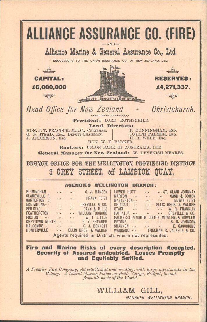 Stone's Wellington, Hawke's Bay and Taranaki Directory, 1895-6