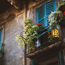 Balcony in Verona, Italy