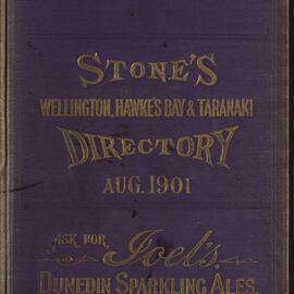 Stone's Wellington, Hawke's Bay and Taranaki Directory, 1901