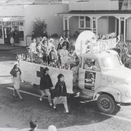 City Status procession No. 20; Red Cross float